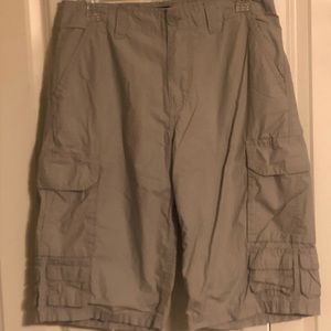 Carbon cargo shorts